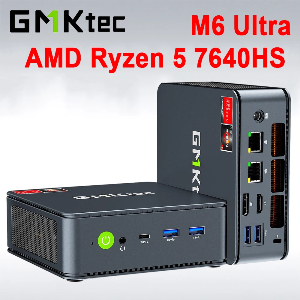 GMKtec M6 Ultra ミニPC Ryzen 5 7640HS AMD Ryzen 5 7640HS Mini PC--NucBox M6 Ultra