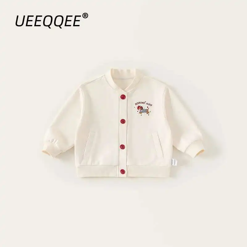 

Spring Autumn Children Jackets 1-10Y Boys Cotton Button Letter Casual Baseball Coats Korean Tops Toddler Outerwear Kids Clothing
