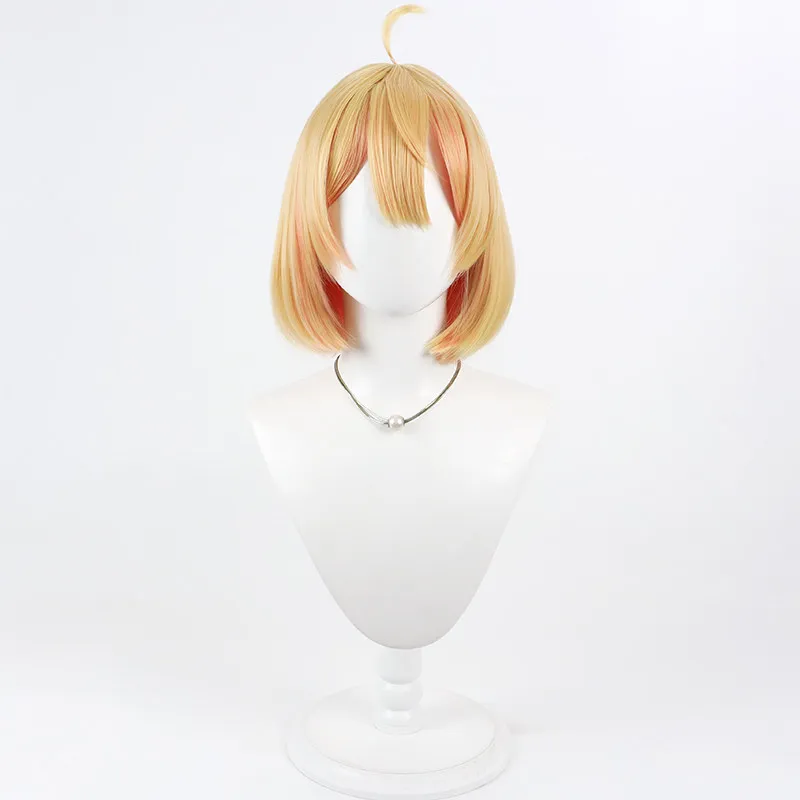 Virtual YouTube Vtuber Yozora Mel Wig Halloween Carnival Party Props Synthetic Hair Heat Resistant Fiber + Wig Cap
