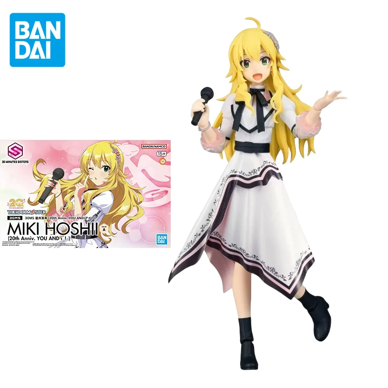 

Bandai Original 30MS 1/144 Anime Action Figure THE IDOLM@STER MIKI HOSHII Assembly Model Toys Collectible Gifts for Children