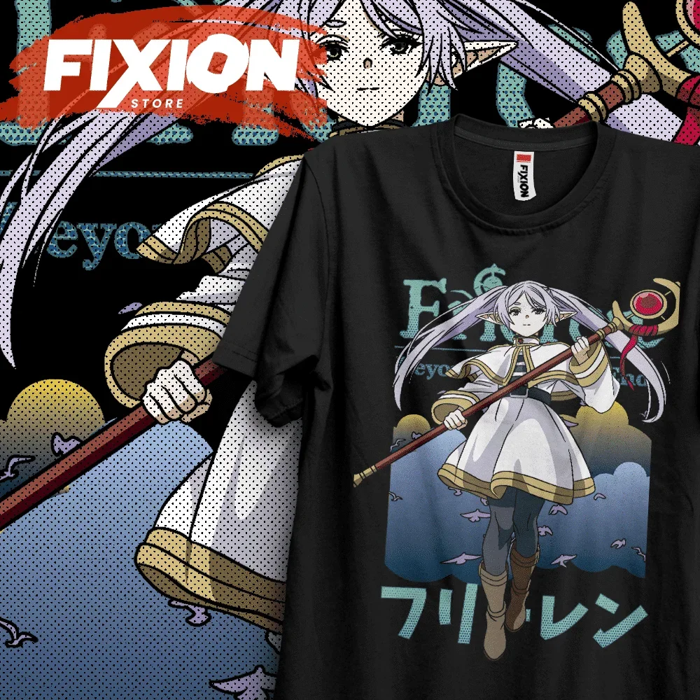 Frieren E Anime t-shirt Manga cadeau pour amateur d'anime toutes tailles coton
