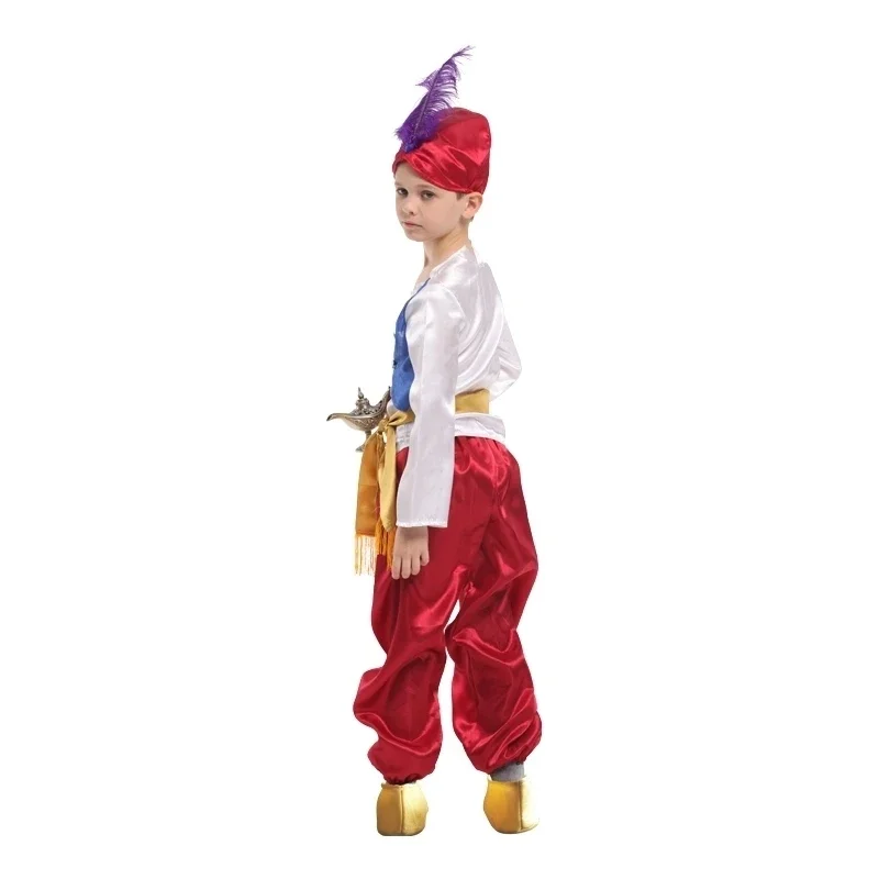 Kids Children Halloween Party Aladdin Prince Cosplay Costumes Arab Clothing Child Boy Carnival Party Prince Cosplay Costumes