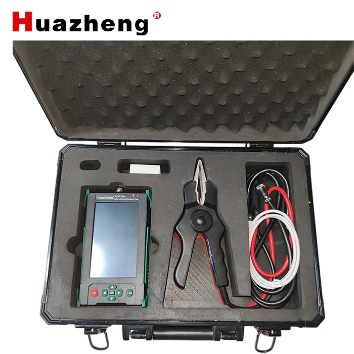 

Huazheng Electric HZNZ-300 Portable Battery Internal Resistance Tester with LCD Touch Screen 0.001m Resolution 8 Hours Standby