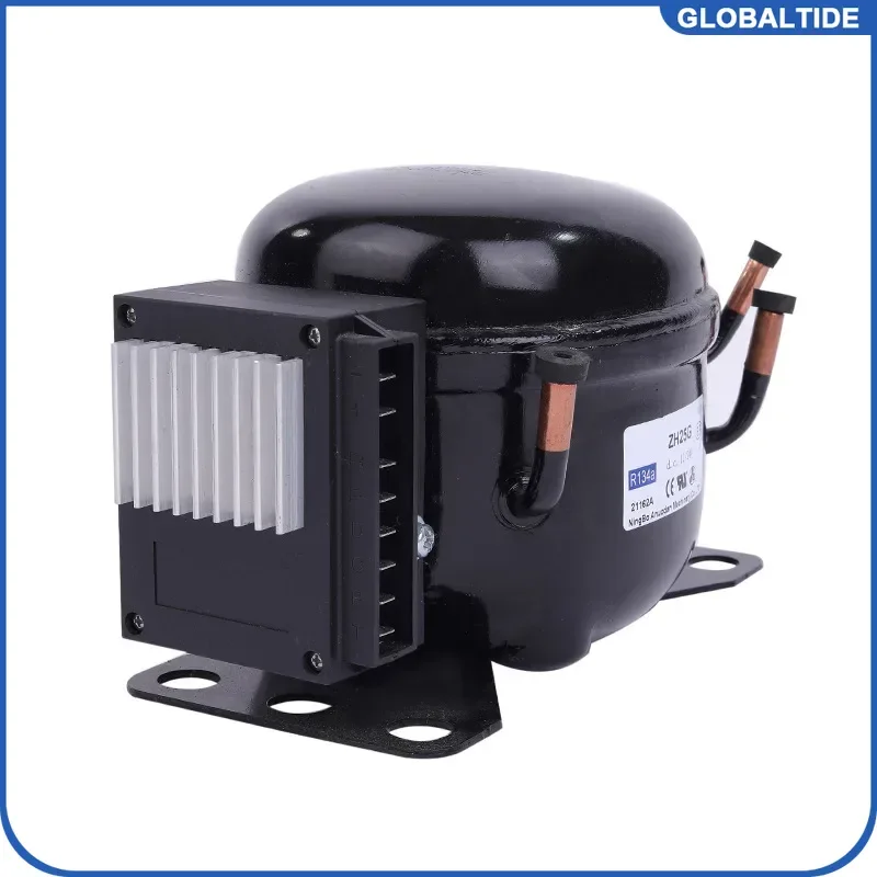 Compresor de refrigerador de CC para coche ZH25G, compresor de CC de 12/24V CC, refrigerador congelador para coche y barco, compresor de 12v24v220v