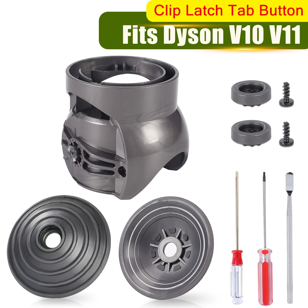 Ball Wheels + 50W Direct Drive Head Connector for Dyson V10 V11 Cleaner Head Part No.968266-02 949852-05