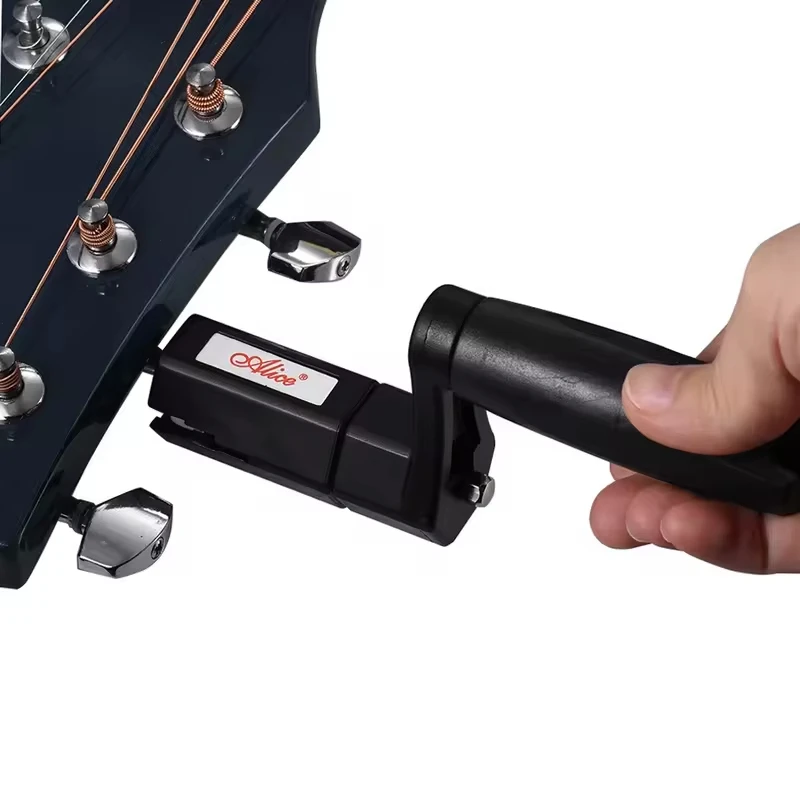 Alice Multifunktionaler Gitarrensaitenwickler mit Brückenstift-Abzieher, Sechskant-Bit für elektrische Bohrmaschinen, Entfernungswerkzeug