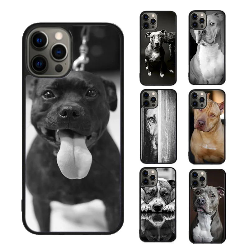 Staffy mum Staffordshire Bull Terrier Phone Case For iPhone SE2020 15 16 14 13 12 11 Pro Max Coque 8 PLUS 7 mobile fundas