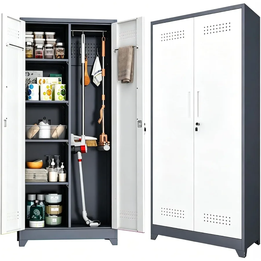 Broom Closet Storage Cabinet, 72