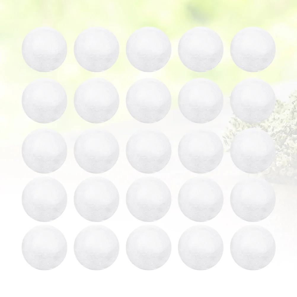 

15pcs 10Cm White Foam Craft Ornament Christmas Diy Decoration Educational Ball Painting Activity Preschool Game Gluable