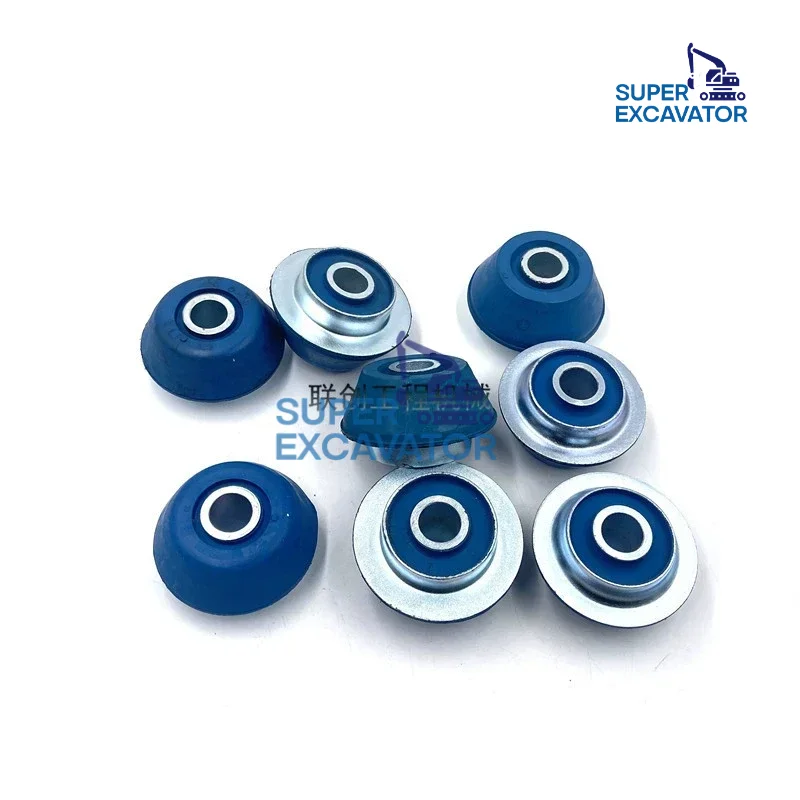 For Komatsu PC100-6 120-6 Engine machine rubber feet 4D95 Small head machine rubber feet buffer cushion excavator