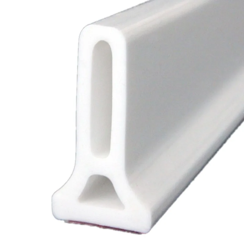 Self-Adhesive Silicone Bendable Water Retaining Strip Shower Barrier Bathroom Separation Accessories