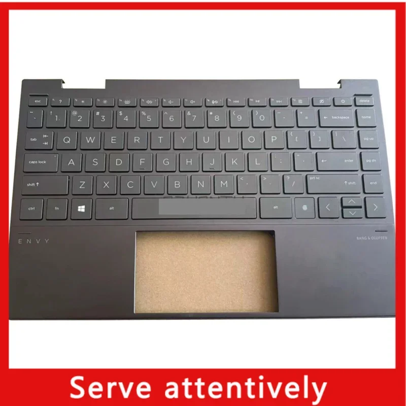 

Palmrest with Backlit Keyboard For HP Envy X360 13-AY 13.3" L94518-001 Brown