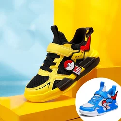 Çocuk karikatür Sneakers çocuklar ayakkabı moda erkek ve kız Sneakers öğrenci rahat koşu ayakkabıları nefes ve hafif