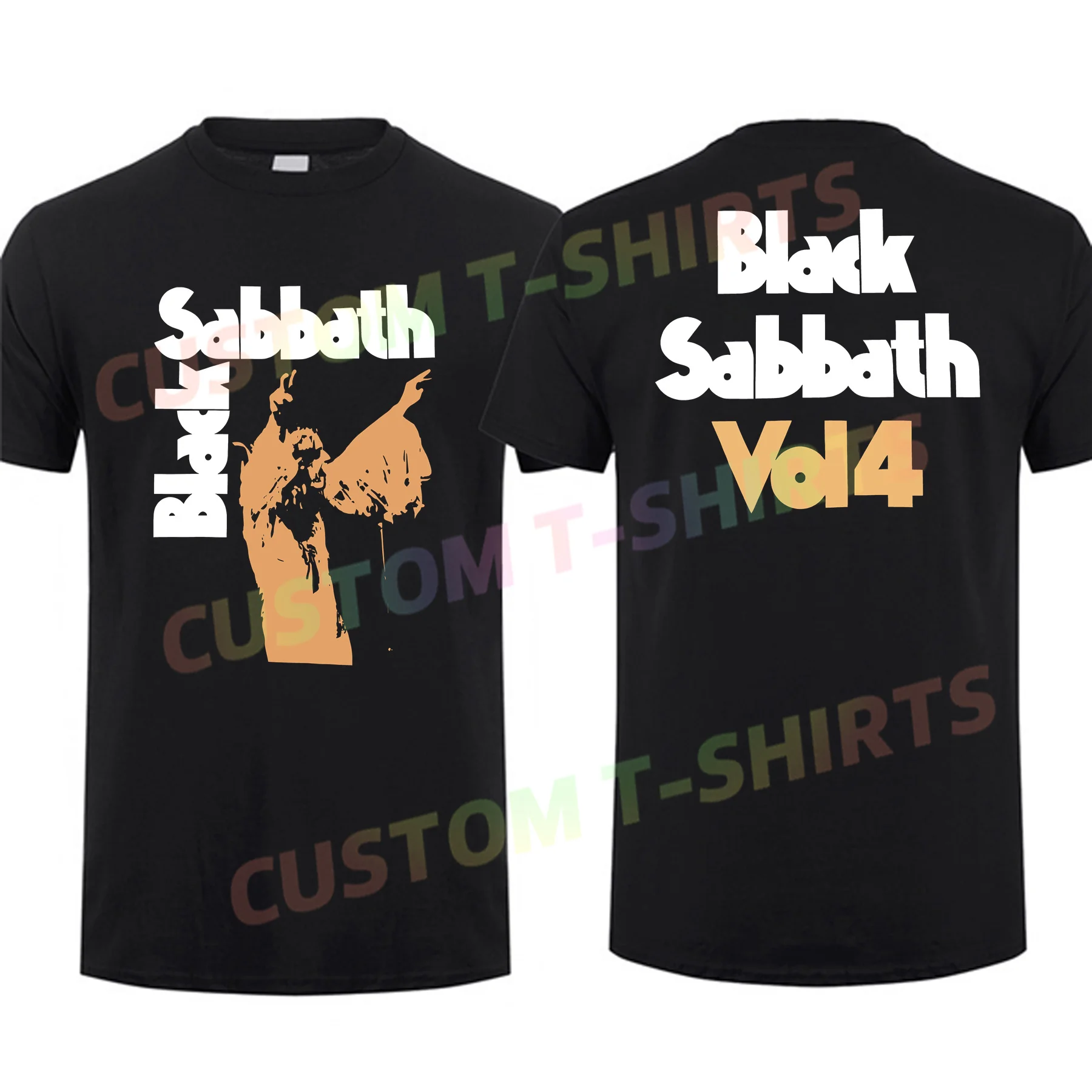 

Amazing Tees Men Black Sabbaths Vol 4 T Shirt Double-sided Casual Oversized T-shirt Male T-shirts Graphic Short Sleeve S-3XL