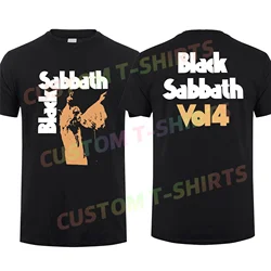 Amazing Tees Men Black Sabbaths Vol 4 T Shirt Double-sided Casual Oversized T-shirt Male T-shirts Graphic Short Sleeve S-3XL