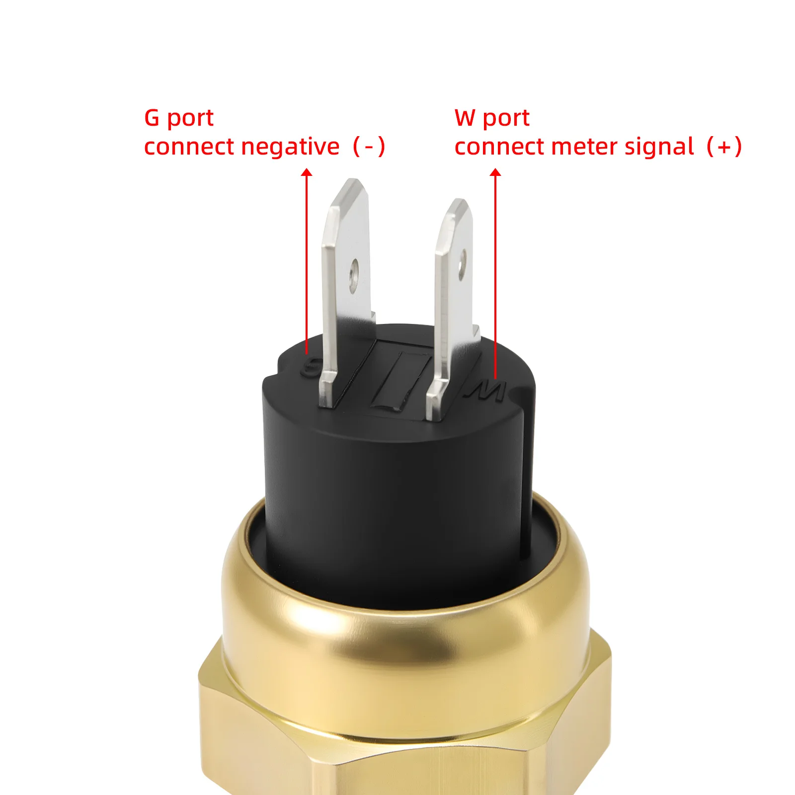 Sensor de temperatura del agua del motor diésel de gasolinas de 12/14/16/17/21 mm 120 ℃   Pieza del generador de alarma para coche, camión, barco, 1/8NPT, 3/8NPT