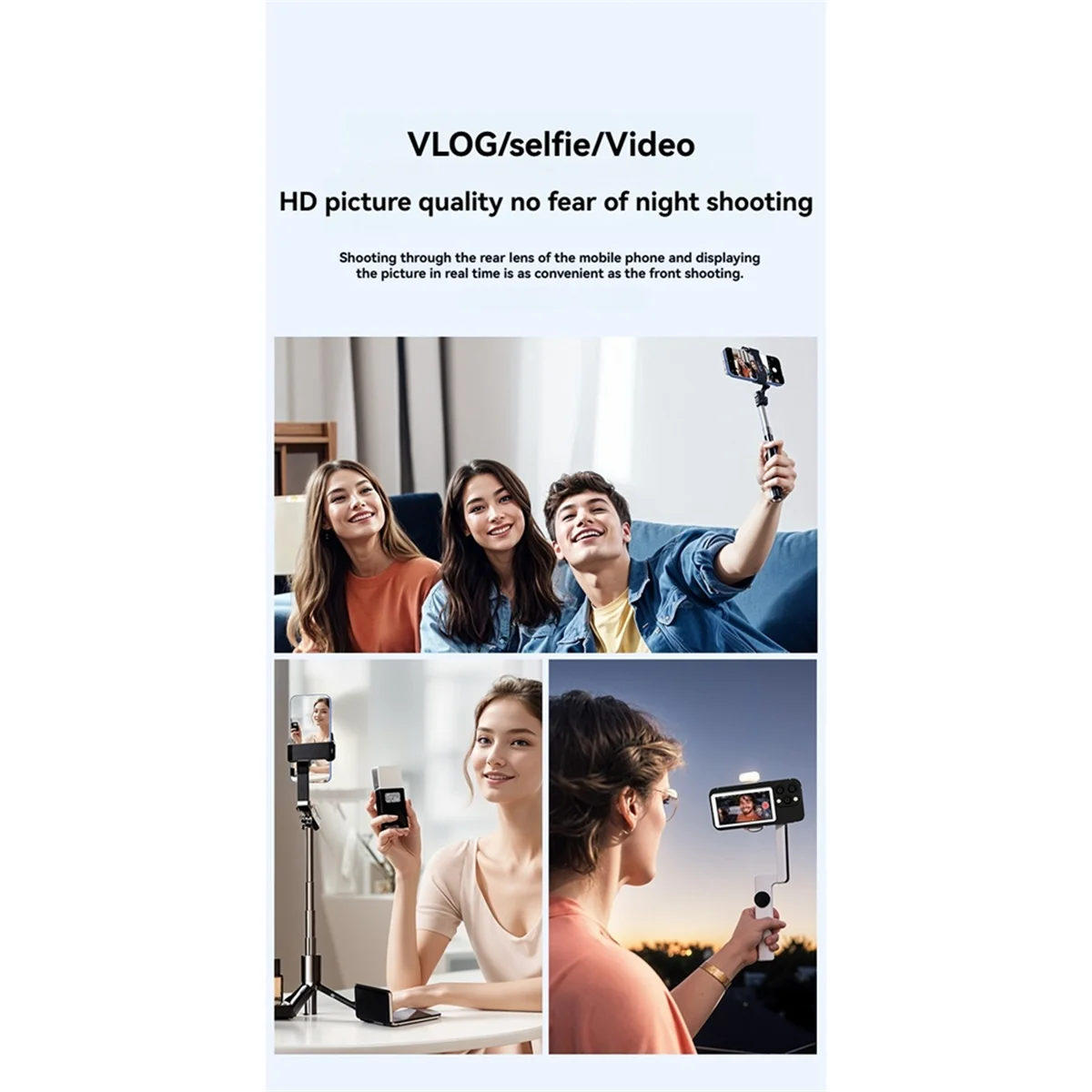 

T36C мобильный телефон беспроводной магнитный экран метатель экран монитор экран для смартфона Vlog прямая трансляция видеозапись БЕЛЫЙ