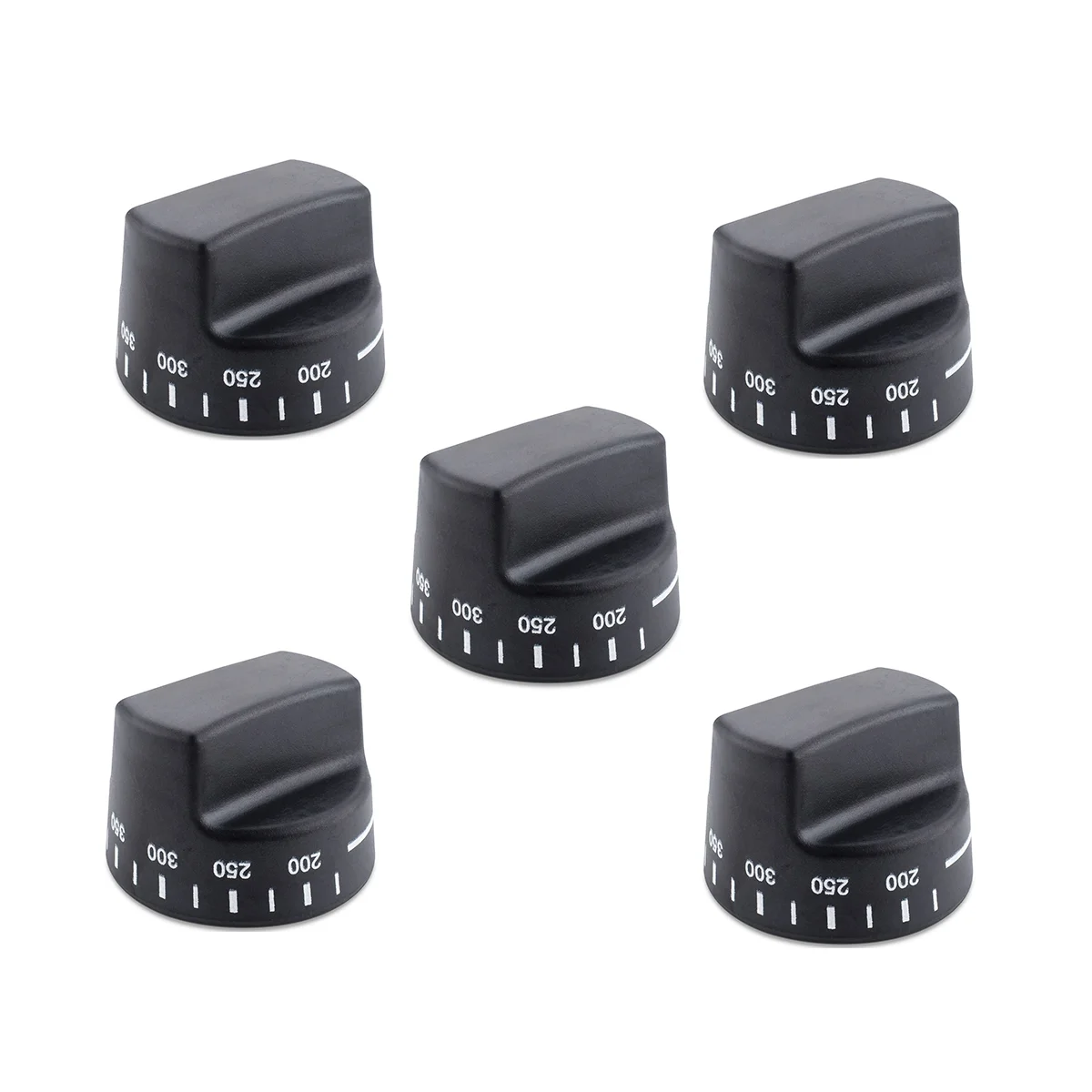 

5X PB010099 Oven Thermostat Knob Part Replacement & Compatible with AP5315393, 810983 Models Black