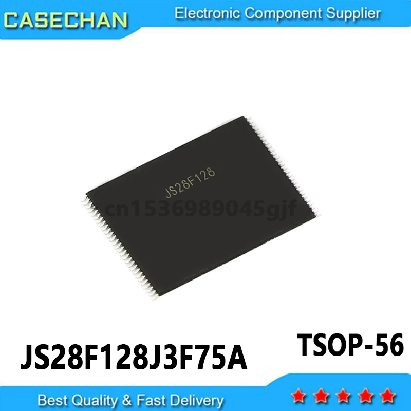 1pcs J3F75A  JS28F128 JS28F128J3F75A TSOP-56 Parallel NOR Flash 128Mb 3V 75ns Uniform Blocks -40C to 85C 56L