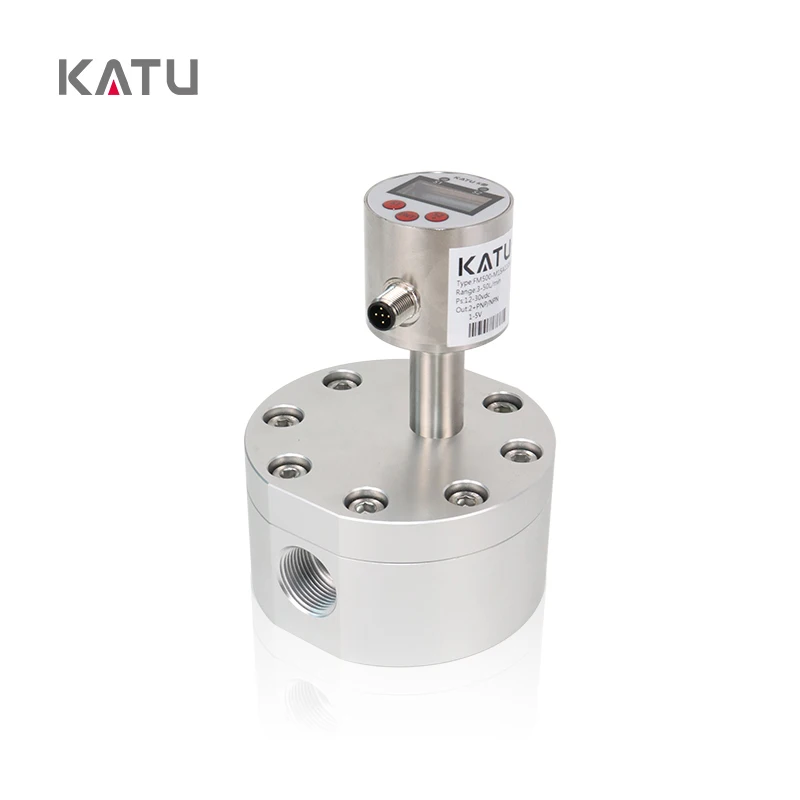 Analog switch dual output LED liquid crystal gear flow meter sensor liquid nitrogen refrigerant and solvent measurement