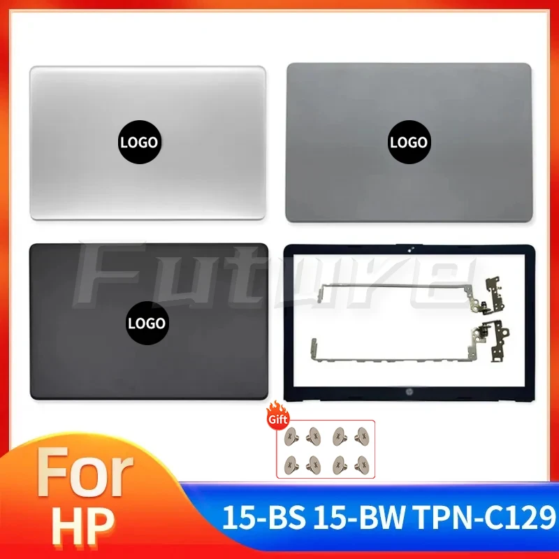 

New Laptop Case For HP 15-BS 15T-BS 15-BW 15Z-BW 15-RA 15-RB 250 G6 255 G6 TPN-C129 LCD Back Cover Front bezel LCD Hinges