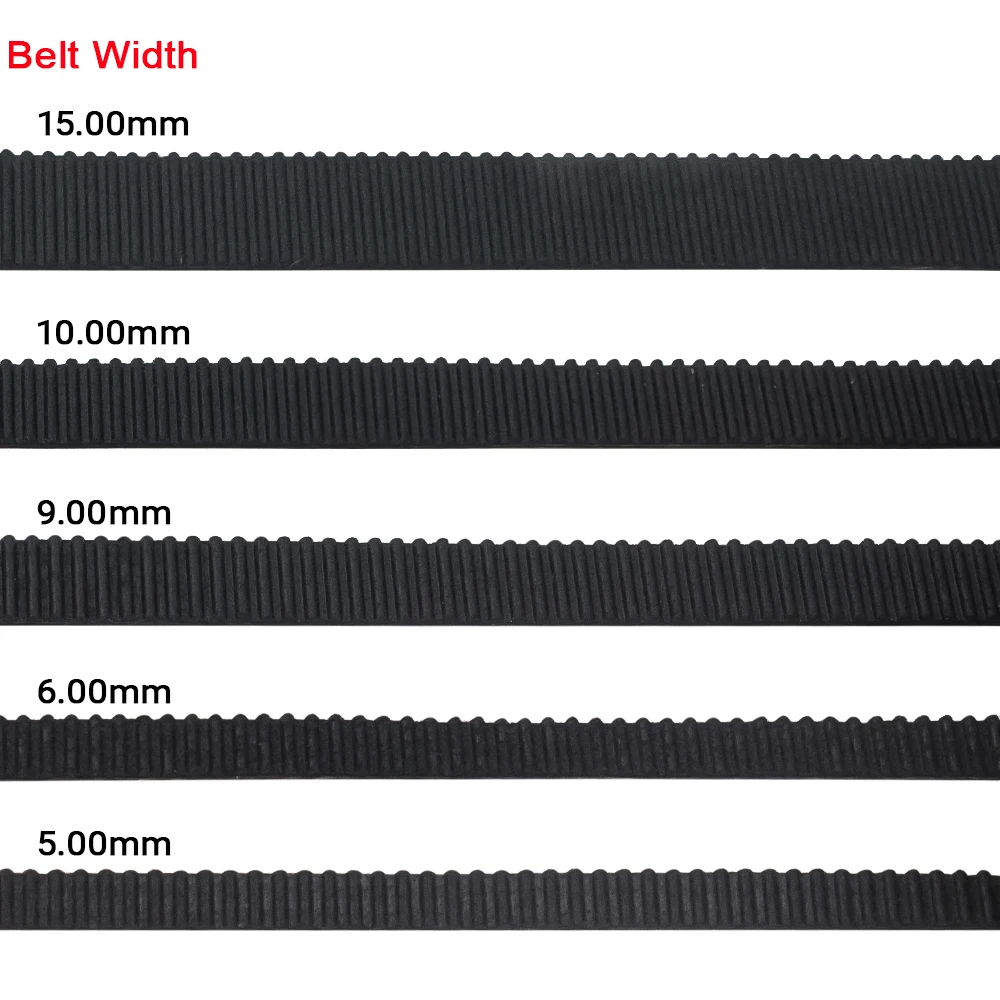 Imagem -04 - Rubber Aramid Fiber Open Timing Belt Corte de Comprimento Gt2 Gt3 Largura mm mm mm 10 mm 15 mm 1m 5m 10m 20m