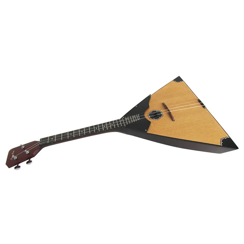 Russian national instrument triangulo combined board triangulo string music balalaika balalaika, with backpack