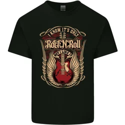 Camiseta de algodón para hombre, camisa de música, I Know It's Only, Rock 'n'roll