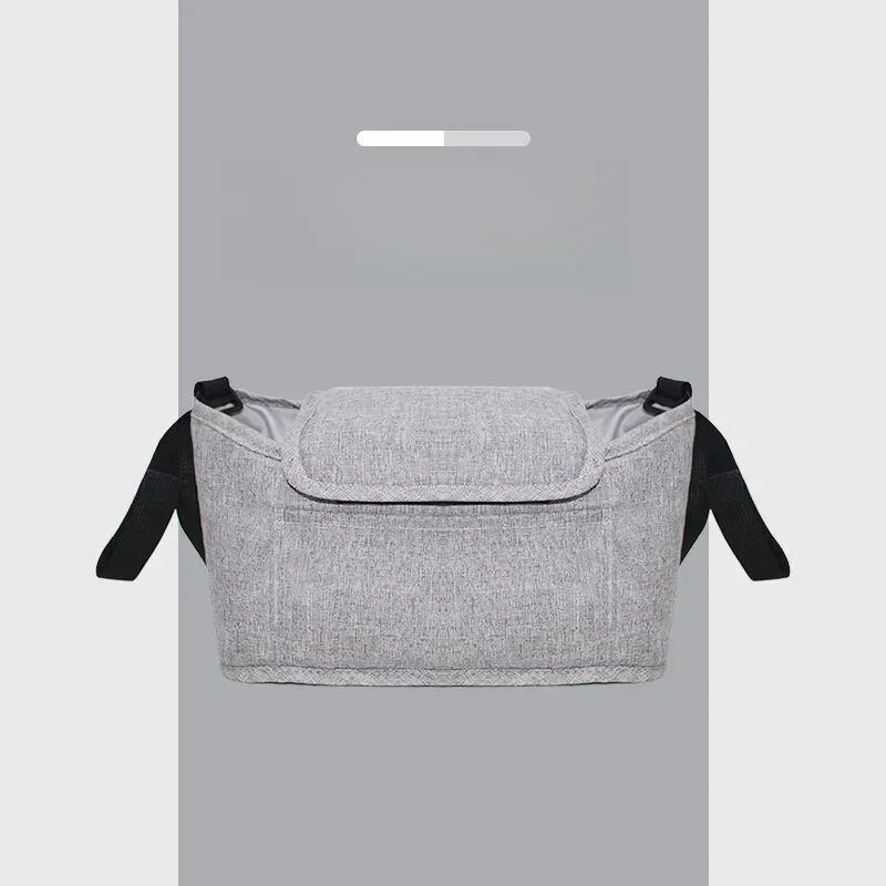 منظم حقيبة السرج العالمية - حامل زجاجات عربة الأطفال وجيب متعدد الأغراض وحقيبة ملحقات عربة الأطفال الأساسية #3