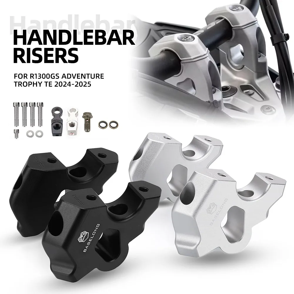 2026 38 mm Handlebar Riser FOR BMW R1300GS Adventure Trophy TE 2024-2025 Handle Bar Clamp Heighten Move Back Adapter R 1300 GS
