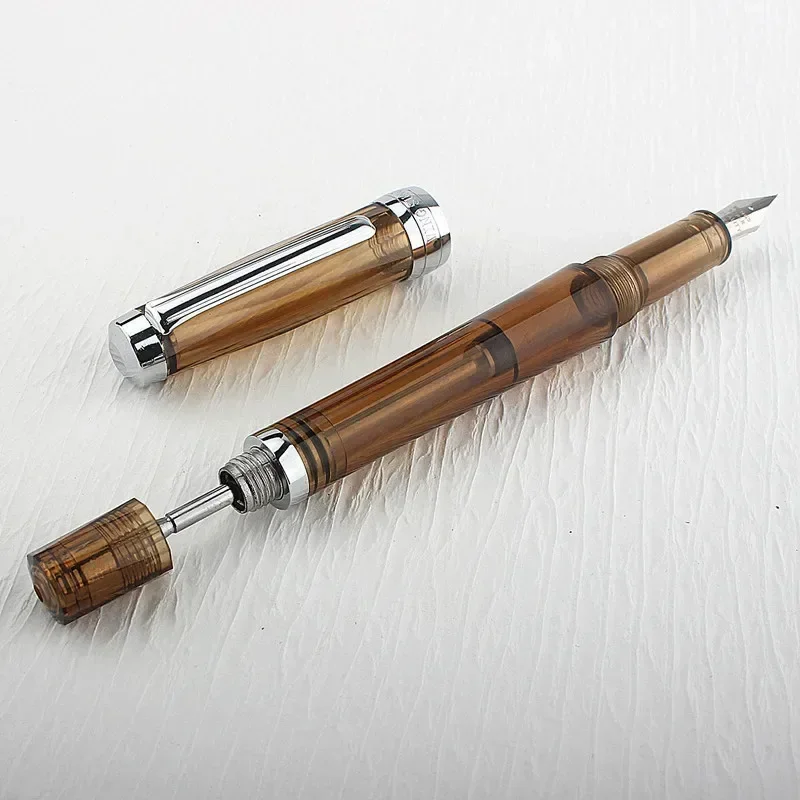 عالية الجودة يونغ شنغ قلم حبر بلاستيكي فراغ ملء EF/F أقلام حبر ملونة شفافة القرطاسية مكتب اللوازم المدرسية