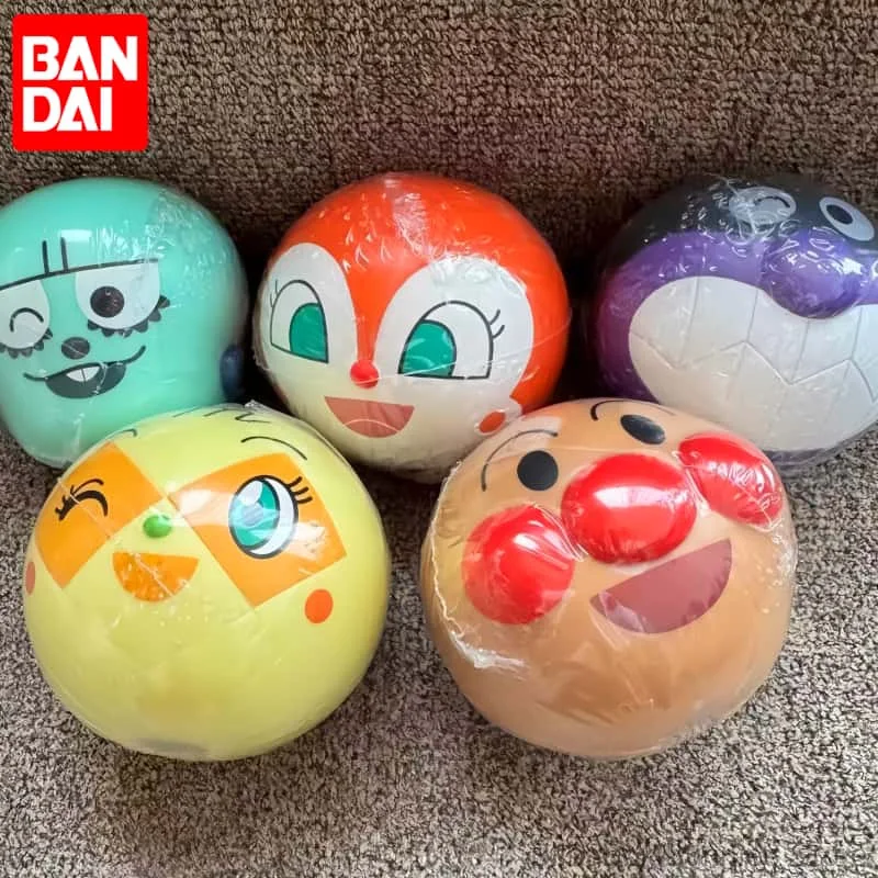 本物のバンダイ-アンパンマン-座っているノーシェルカプセル-ガシャポン-vol-10-バイキンマン-メロンパンナ-レッドエルフ-ビッグヘッド-組み立て済みコレクタブル玩具