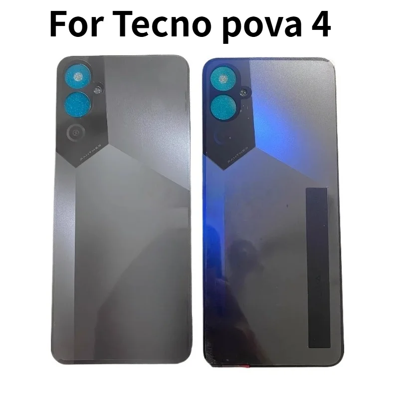 For Tecno pova 4  LG7n battery back cover replacement parts For Tecno pova4 Rear cover shell panel rear door