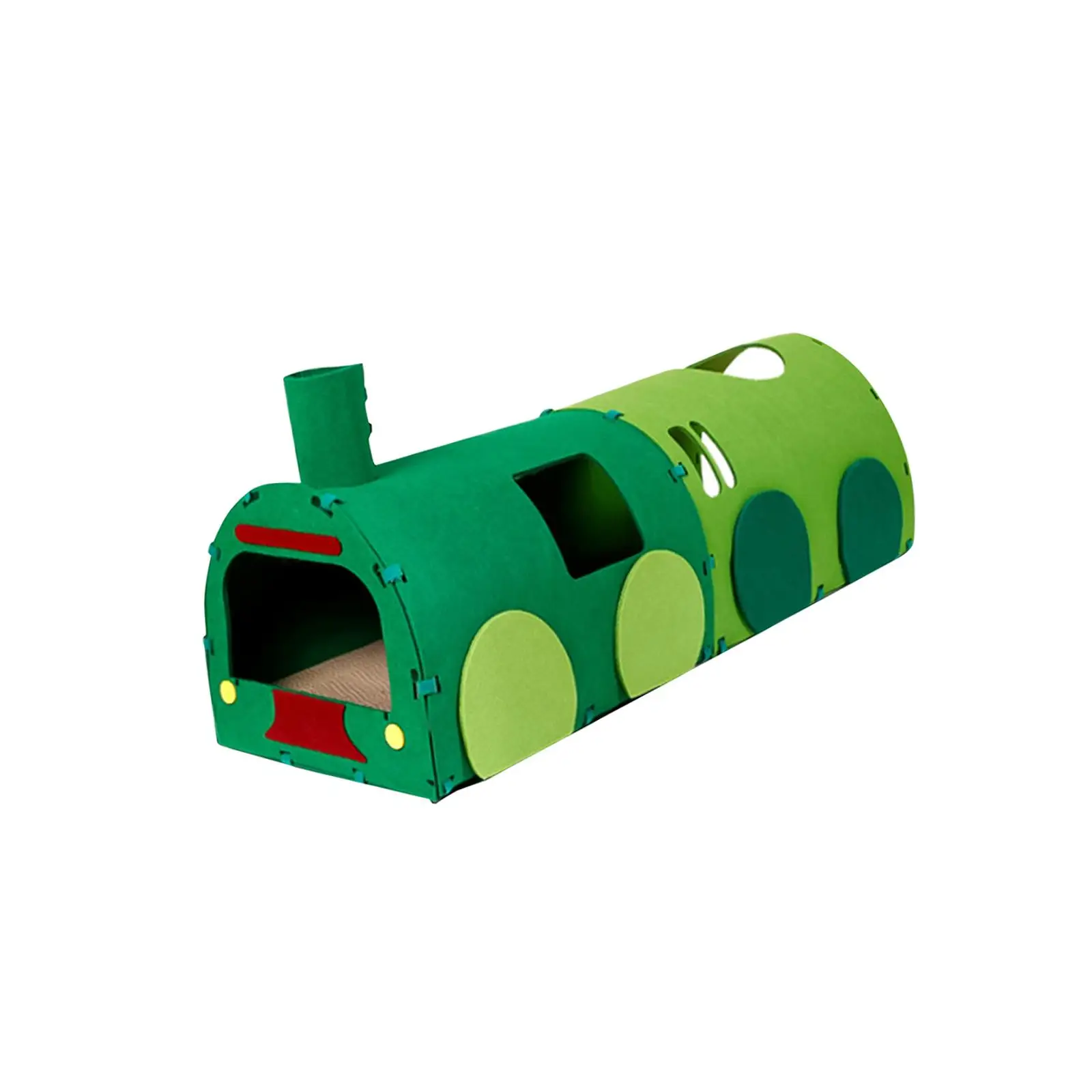 نفق القط مع ثقب سرير القطط لوحة خدش القطط لعب أنبوب لعبة تفاعلية للجرو الحيوانات الصغيرة الأرانب القطط لغز