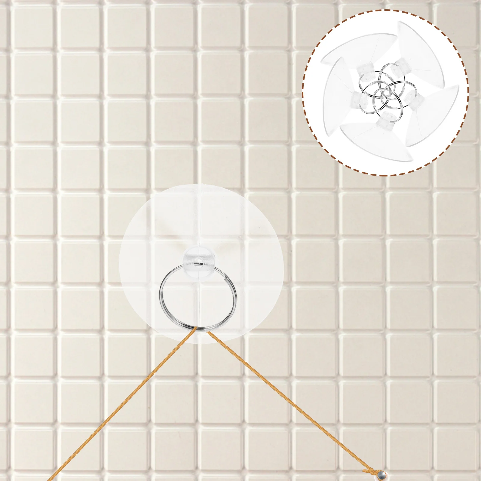 

50Pcs Nano Technology Suction Cups for Pet Hammocks Nests Accessories Kitchen Car Living Room Use Suction Cup Plastic Suckers