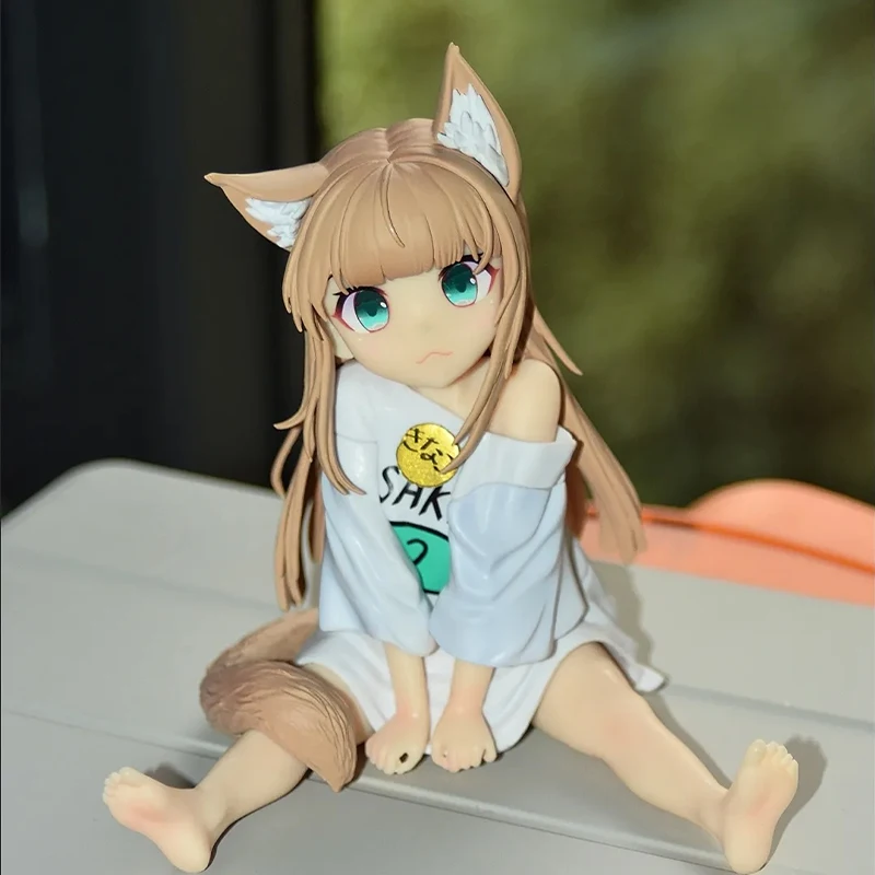 Anime Figure Soy Bean Powder Cat  Pretty Girl Model My Cat Is A Cute Girl Ornament Figure Desktop Ornament