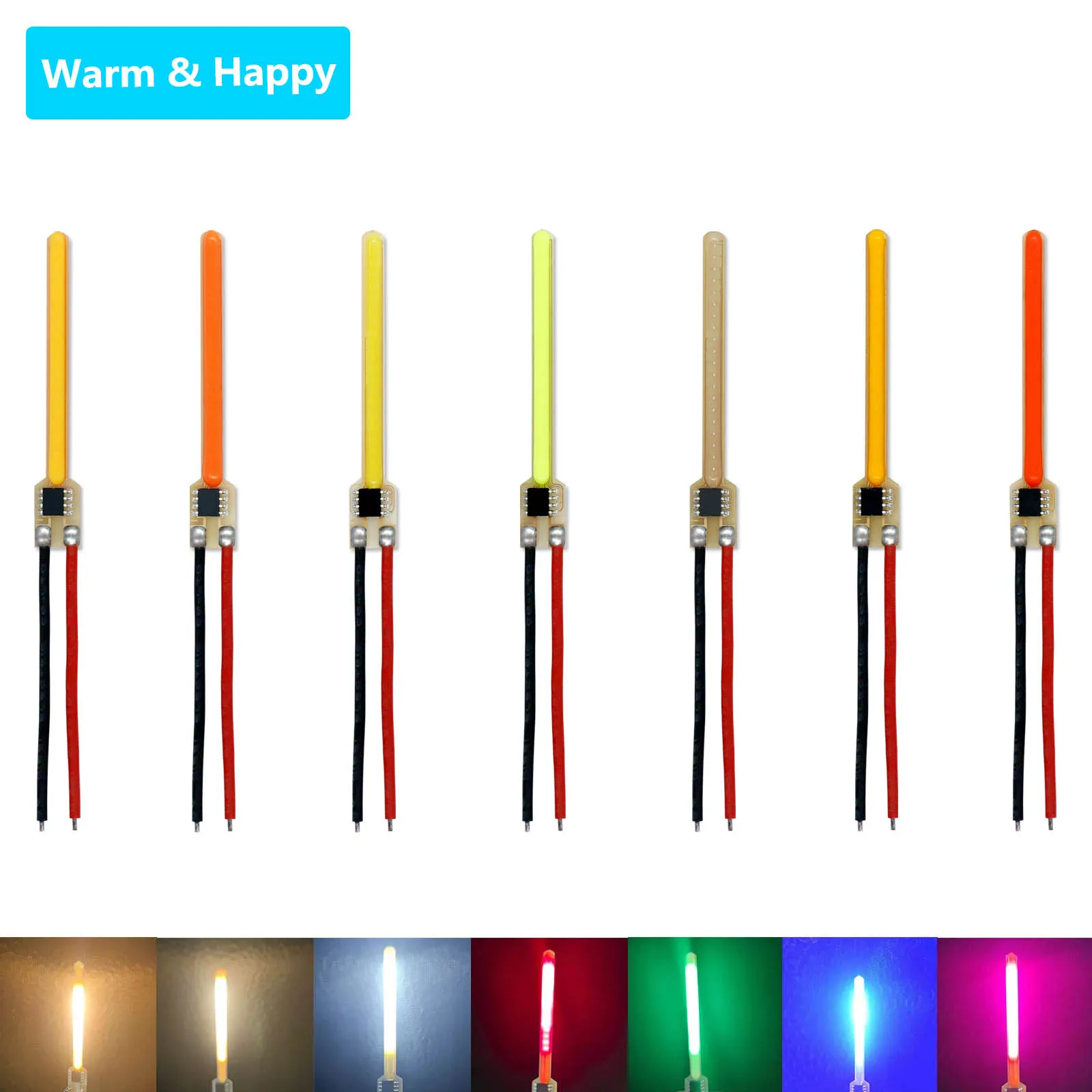 

DC3V LED Meteor Shower Filament 40mm 58mm 20mA 2200k/2700k/6000k/Blue/Red/Pink/Green Meteor Light String Accessories DIY