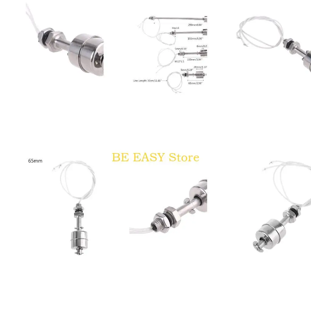 E28F Float Switch Practical for Tank Liquid Water Level Double Ball Float Swit
