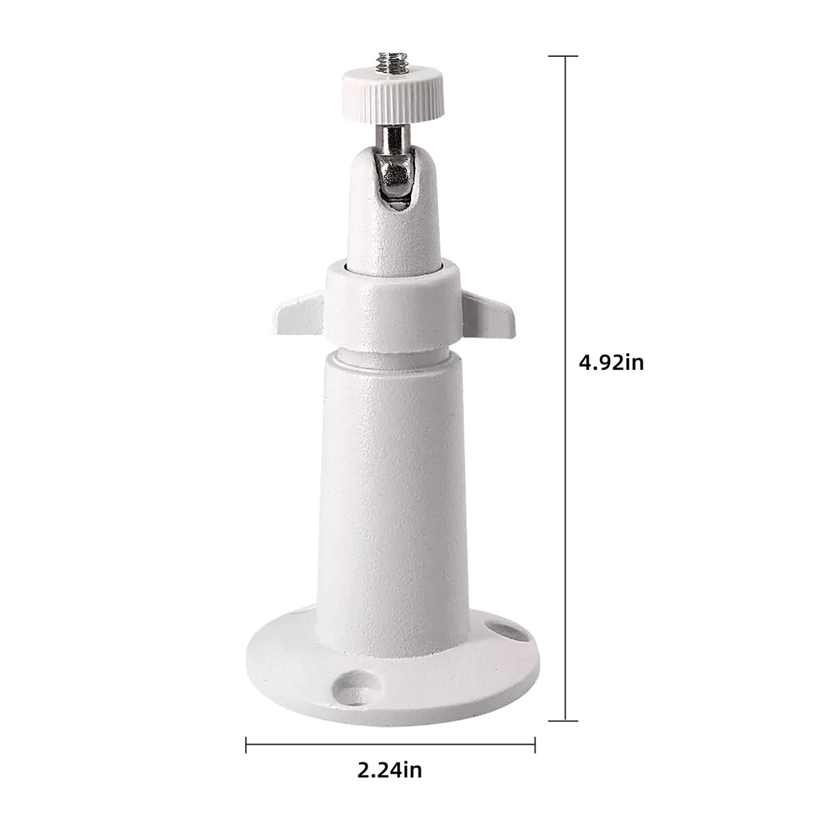 3 Pcs Aluminum Alloy Camera Wall Mount for Arlo Pro 360° Swivel 90° Tilt Outdoor Indoor Waterproof Oxidation Resistant view 5