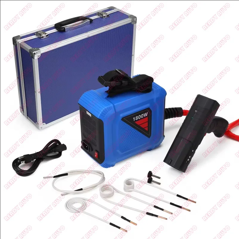 

110V/220V Magnetic Induction Heater Kit Automotive 1800W Flameless Heat Induction Heating Machine Car Repair Remover Tool