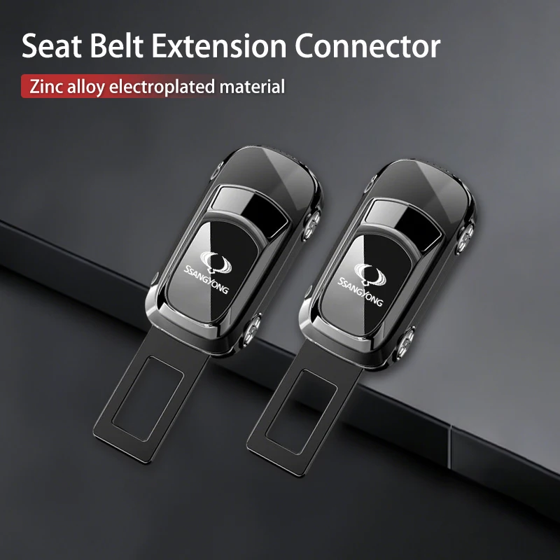 

Car Seat Belt Clip Extender Safety Seatbelt Lock Buckle Plug Accessories For SsangYong Actyon Korando Rexton Kyron Rodius Tivoli