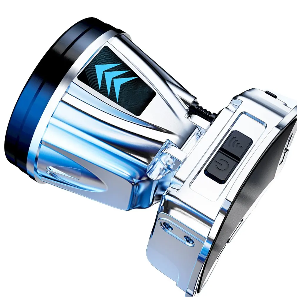 Poderoso LED Sensor Farol, T6 Farol, Lanterna, Tocha, Pesca, Camping, Universal Miner Lamp, 8000LM