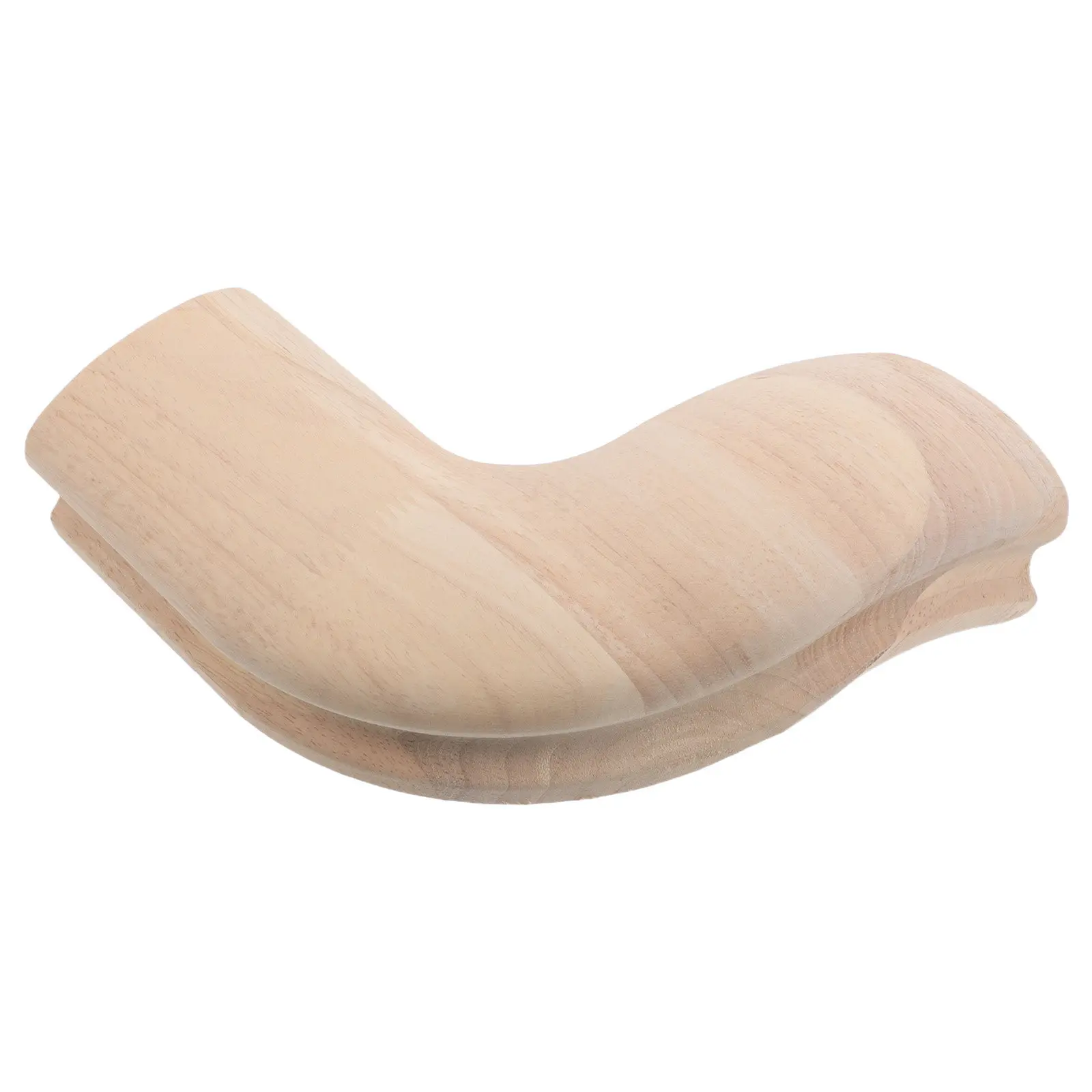 Rubber Wood Stair Handrail Attachment Seamless Angle Design Stair Rail for Wood Stairs Handrails Staircase Guardrail
