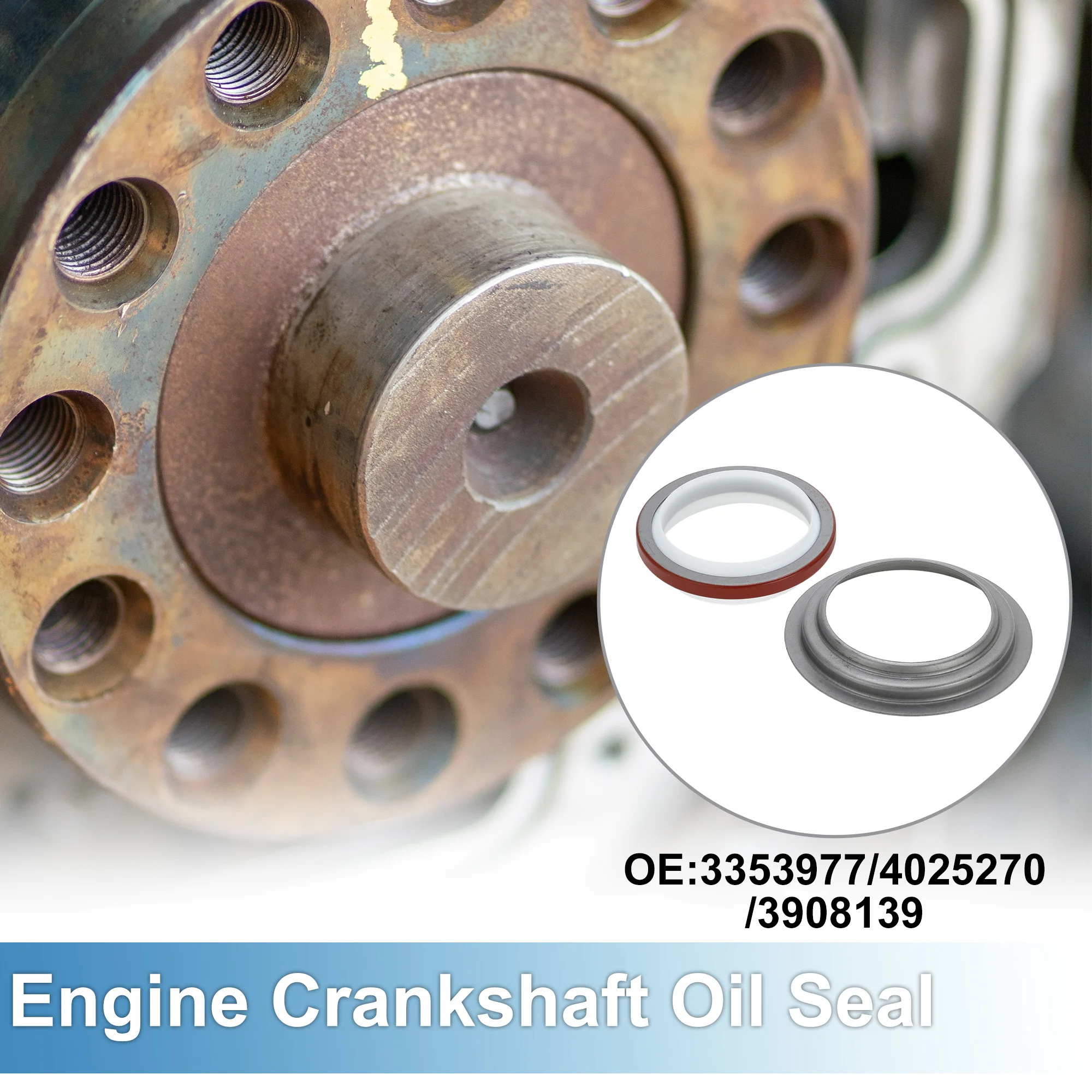 

UXCELL 1 шт. сальник коленчатого вала для дизельного двигателя 6CT8.3 6CTA8.3 QSC8.3 QSL9 No 3353977