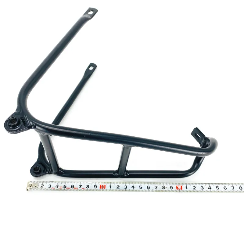 Use For Brompton Bike Mini Rear Rack Q-Type Aluminum Alloy Rear Luggage Carrier and Easywheel Folding Bike Part