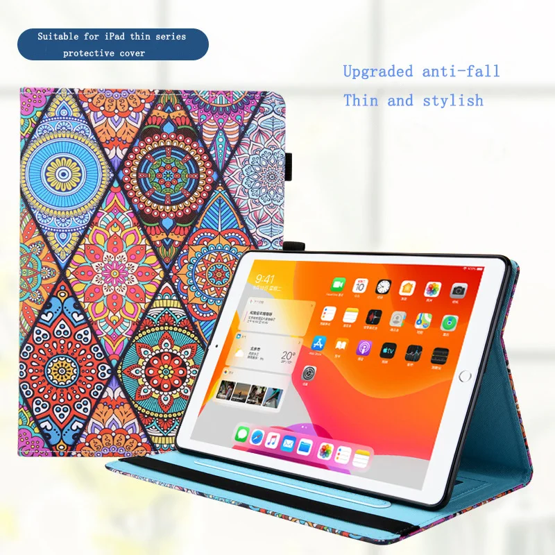 Tablet Protective Case, For 2024 iPad 10.2/10.9 inch and Other Series Tablet computer Cover,TPU Full-wrapped Mini PU Protective