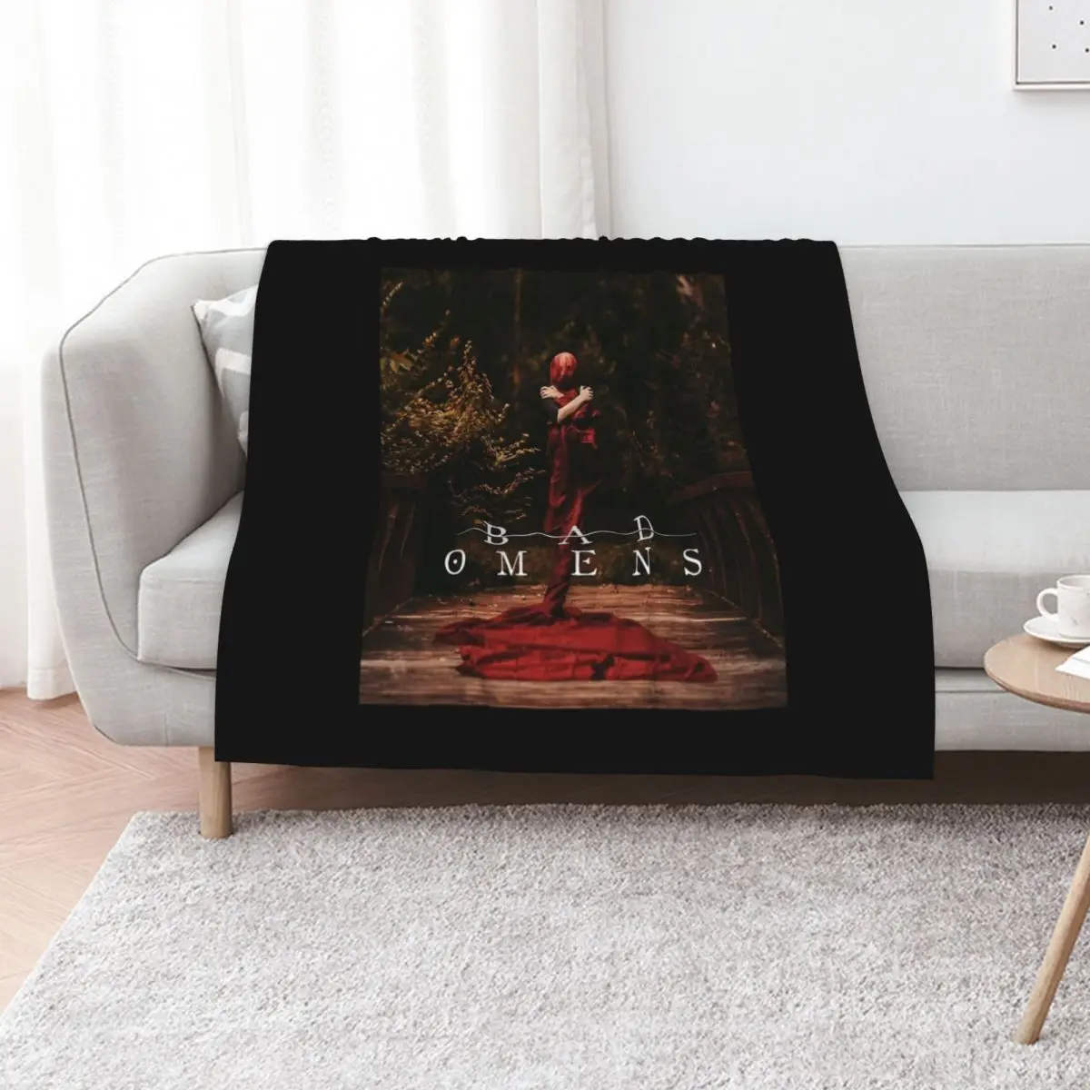 

Bad Omens band Throw Blanket anime Bed covers Softest Luxury Throw Blankets