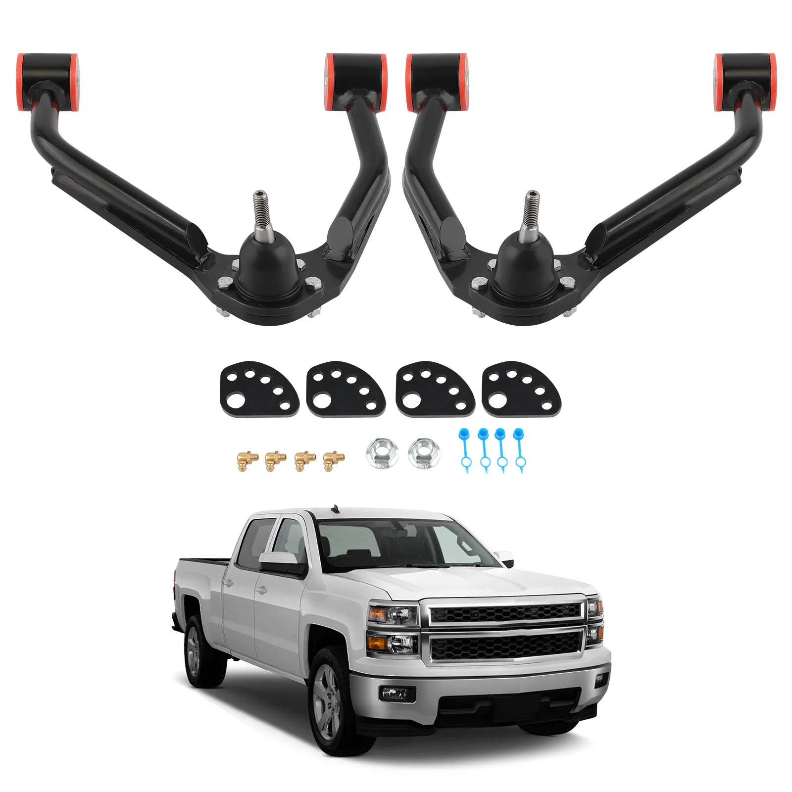 

2 шт. верхние опорные рычаги LH & RH для 2007-15 Chevy Silverado Sierra 1500 2WD 4WD