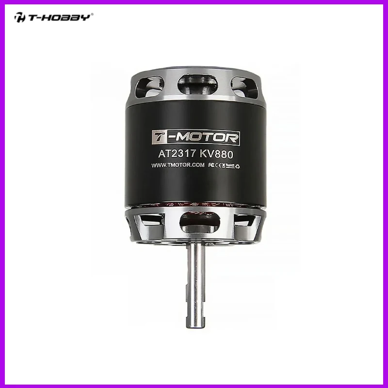 

T-MOTOR Long Shaft AT2317 880KV 1400KV 1250KV Brushless Outdoor Rotor Motor for FPV Rigid Wing Aircraft RC Racing Drone Parts