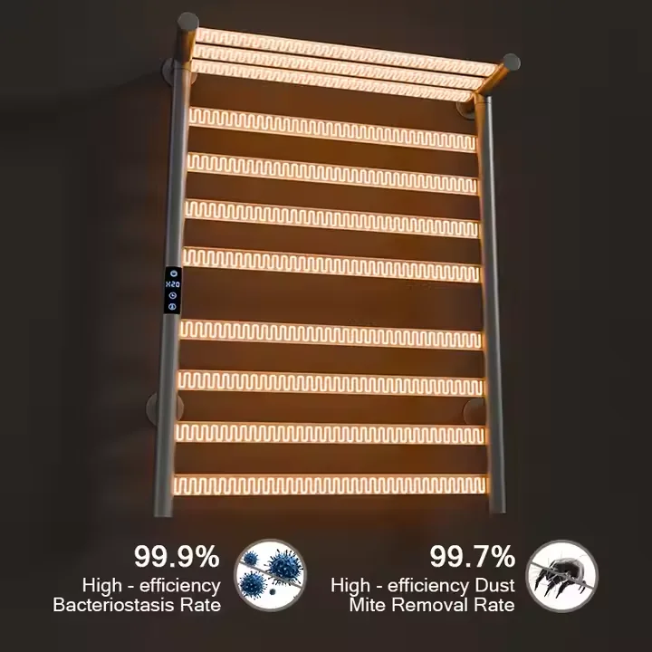 Heated Holders Shelf Rail Electric Bar Warmer Towel Heating Rack for Bathroom Wall Mounted Towel Heating Rack
